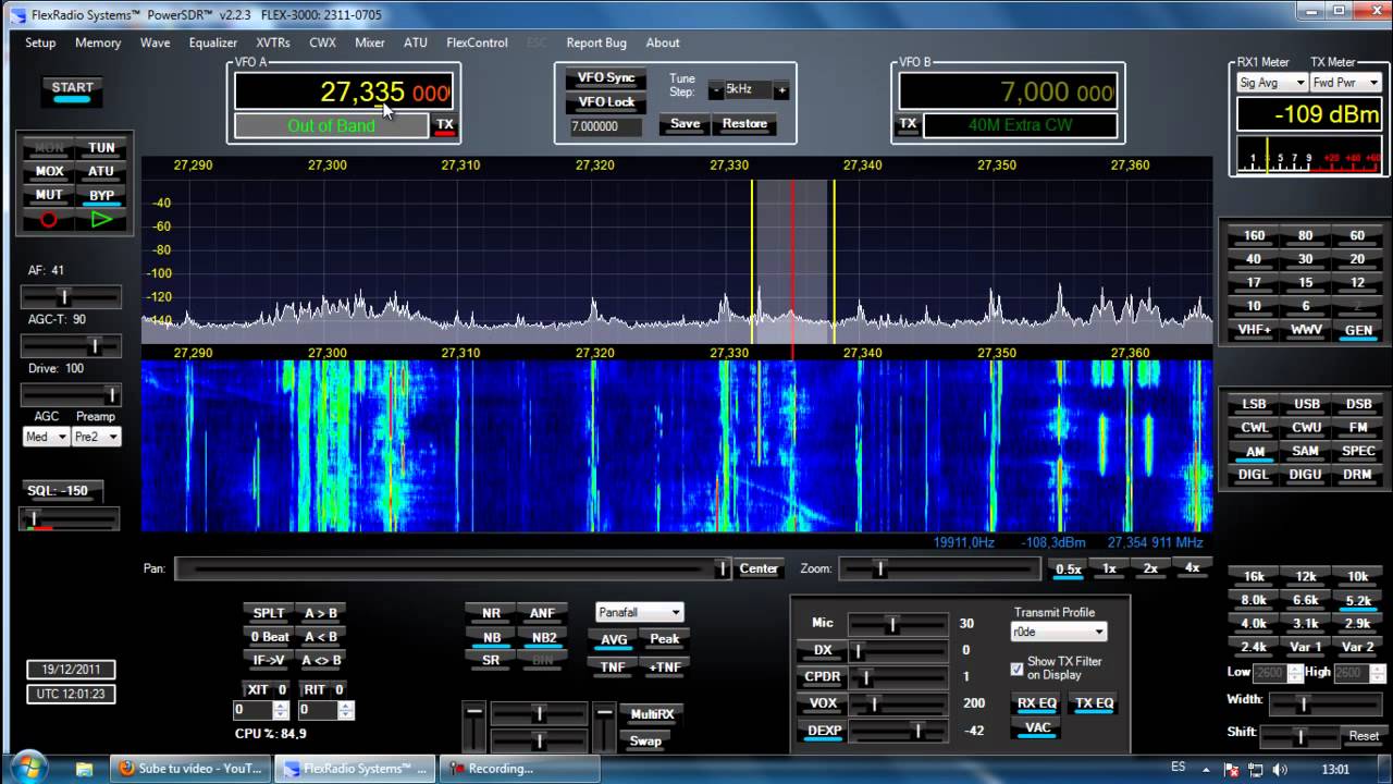 CB-27 Mhz band interfered with by numerous unknown signals ... RADAR?