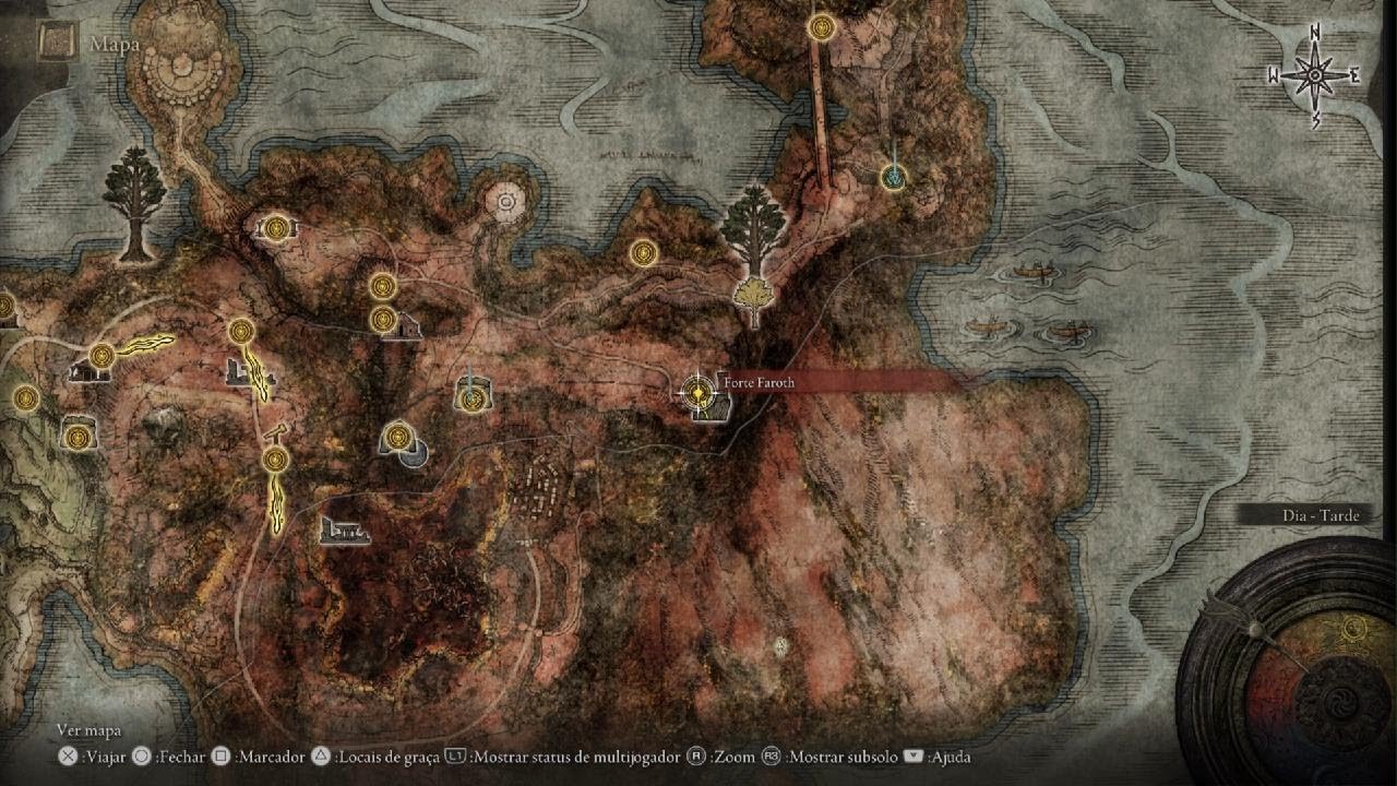 ELDEN RING- localização da parte direita do medalhão de dectus! E onde