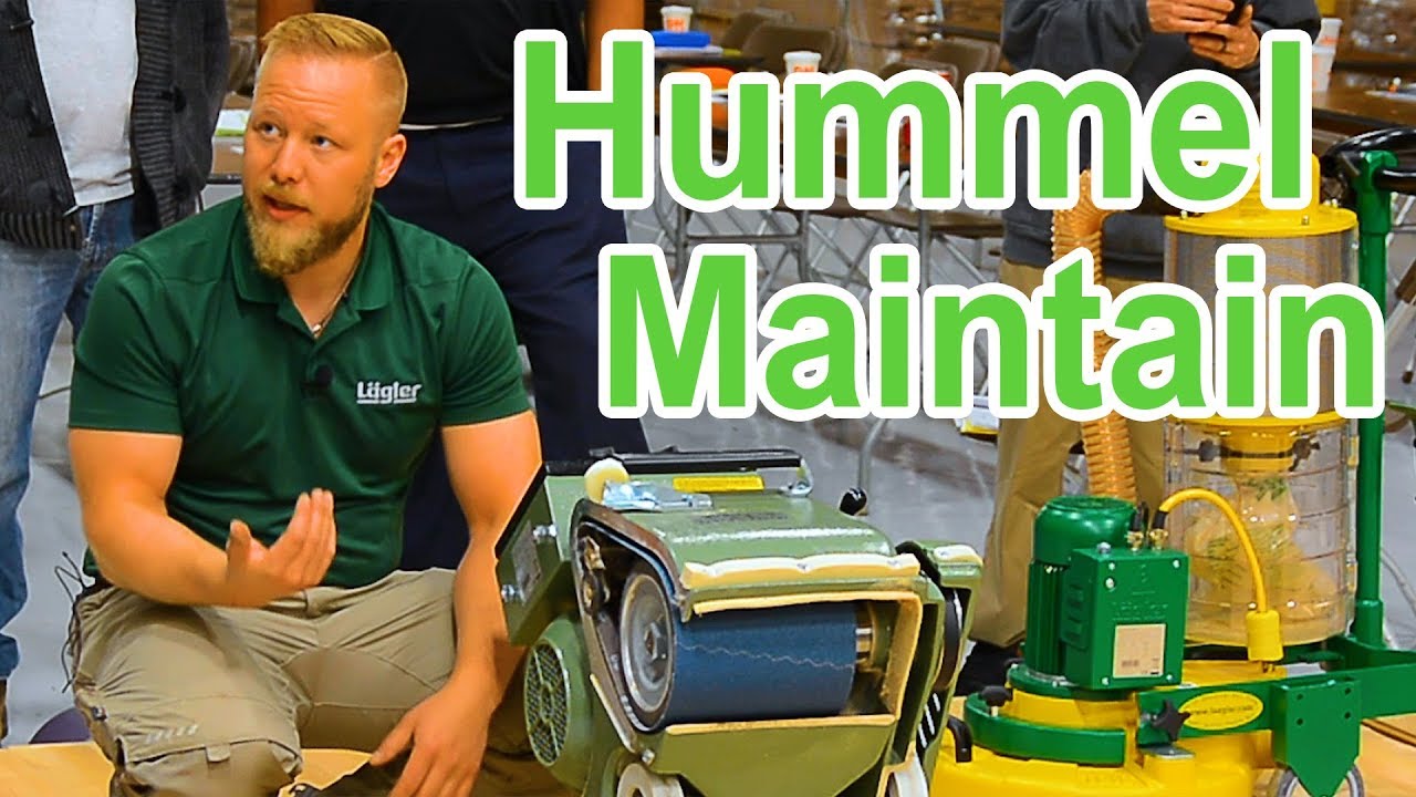 Hummel Maintenance | Lagler Wood Floor Sander Maintenance Tips - YouTube