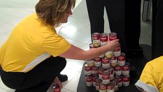 The LCCC SIFE Team Cans Hunger