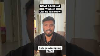 Nmat additional window closing tomorrow, ie 10th Jan #nmat #mba #cat #iim
