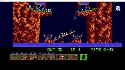 Nepster Lems (Lemmings on the Cliff)