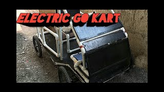 Electric Go kard of PVC pipe with 48v 750W BLDC motor