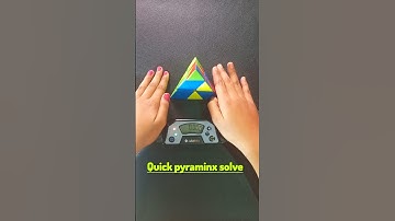 Quick Pyraminx solve #shorts #youtubeshorts #rubikscube