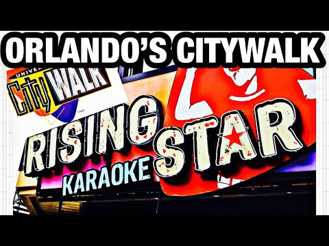 City Walk S Rising Star Karaoke, Orlando, Florida Editorial Image