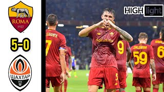 AS ROMA VS SHAKHTAR - Extended Highlights & All Goals 2022HD