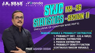 7. Probability Distribution Function | SYJC FEB 25 - 26 LMR Session