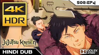 Geto Vs Toji Full Fight In Hindi 4K 60Fps Jujutsu Kaisen Season 2 Episode 4 In Hindi Dubbed