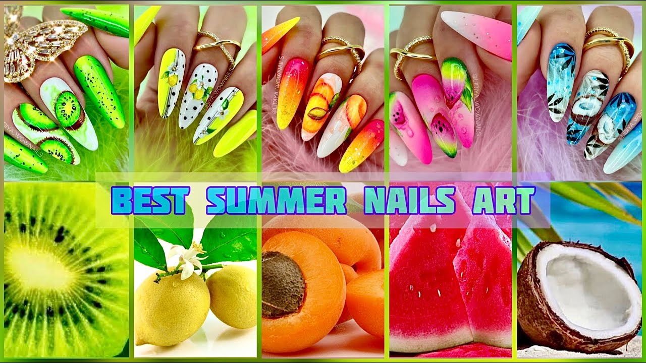 Summer Nails Art 💣🔥| Easy Ombre | Дизайн ногтей 2022 