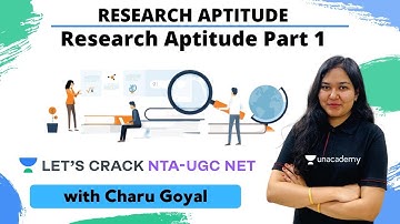 Research Aptitude Part 1 | Research Aptitude | NTA-UGC NET Paper 1 | Charu Goyal