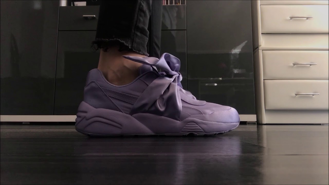 Fenty X Puma By Rihanna Bow Sneakers On Feet Youtube Fenty X Puma By Rihanna Bow Sneakers On Feet Youtube