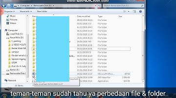 perbedaan folder dan file