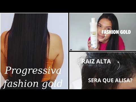 A UNICA PROGRESSIVA QUE ALISOU MEU CABELO (FASHION GOLD)🎀💕🪞🦋