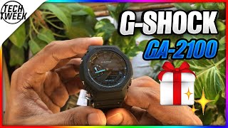 G-SHOCK GA-2100 ✨Aesthetic Unboxing✨2022 | My Birthday 🎁 #FilmoraUnboxing @TechTweek