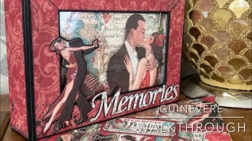 The Guinevere Mini Album Tutorial for Cool Katz Crafts using Desire by Stamperia - Walkthrough
