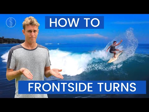 LEARN TO SURF | How to do Frontside Turns