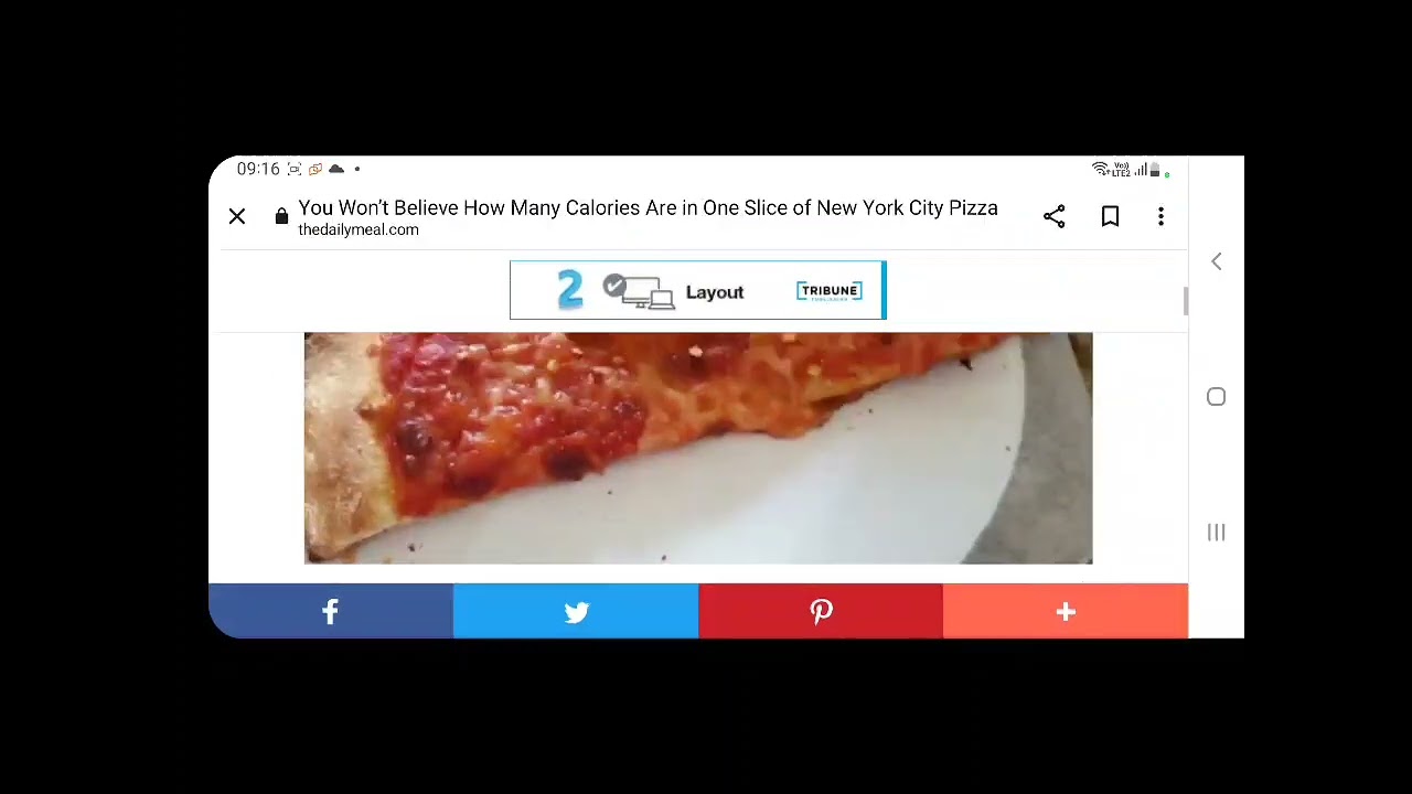 How many calories in a slice of New York pizza?