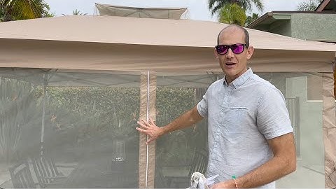 SET UP Your Pop Up Gazebo in Minutes with Mosquito Netting!