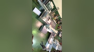 LONGER 180cm (70") rear feed paper guillotine system, Loader + cutter + unloader - bird