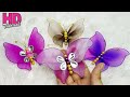 DIY - Tutorial Butterfly with nylon stocking || handmade butterfly