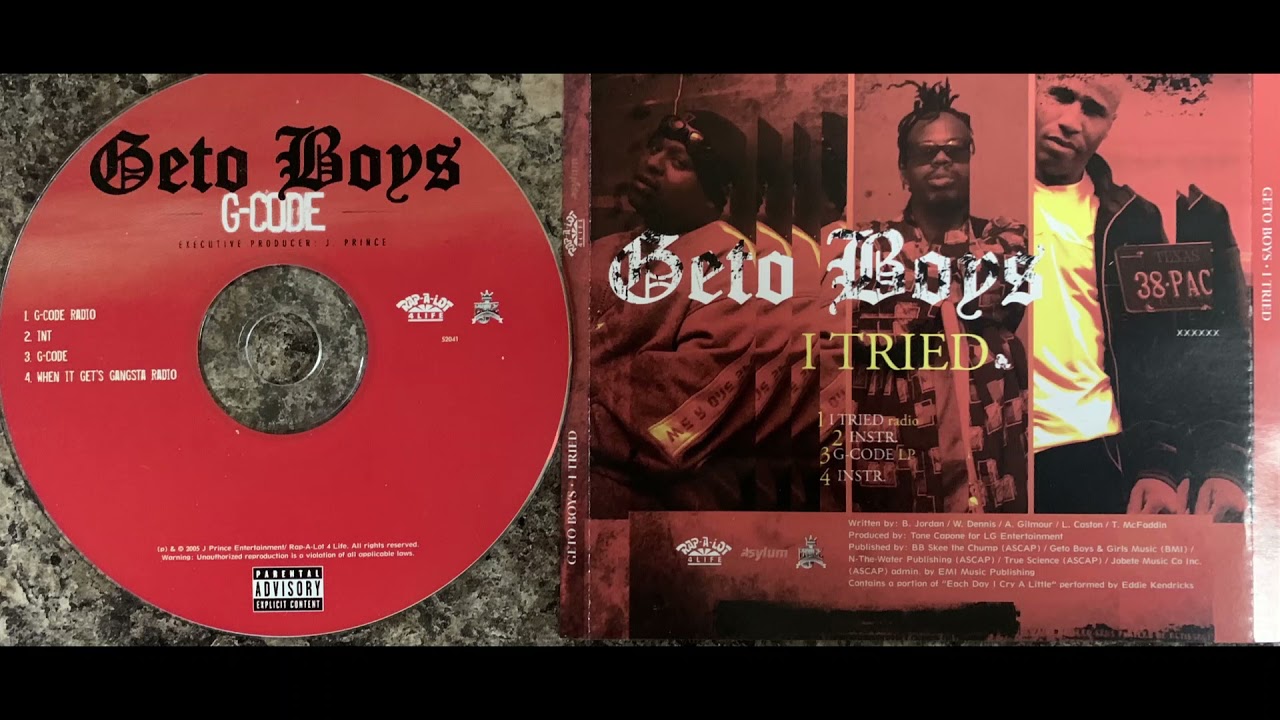 Scarface & Geto Boys ( 4. WHEN IT GET'S GANGSTA - RADIO ) Willie D Bushwick Bill RAP-A-LOT J. Price