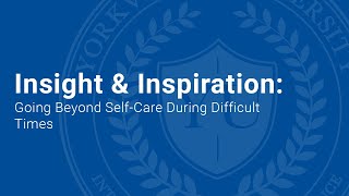 Going Beyond Self-Care During Difficult Times with Dr. Matt Glowiak