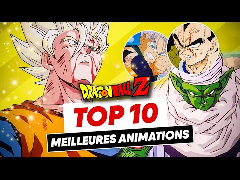 THE 10 BEST DRAGON BALL Z ANIMATIONS 🔥 #DBTop