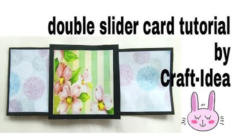 Double slider card tutorial by Craft-Idea