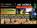 MK Mobile Fresh Account Series Ep. 9. I Got Klassic Reptile! Klassic Reptile Event Tips and Tricks.