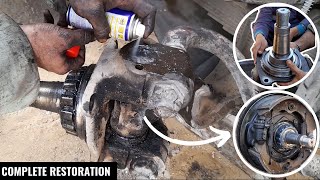 Truck Spindle Repair | Truck Axle Kingpin Tie Rod Restoration Complete process