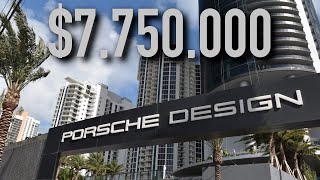 INSIDE A $7,750,000 OCEANFRONT CONDO WITH CAR ELEVATOR & POOL / PORSCHE DESIGN TOWER / EP: 36