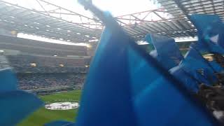 Inter Milán - Slavia Praha | Choreo domácích a hymna Interu