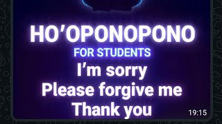 Hoo PONO PONO PRAYER Meditation for Students 📚Exam Stress Relief# Study Focus & Success#Good mark
