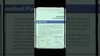 Deviation Incident Form [Object ID: 033618_luminous_ocean_spider]