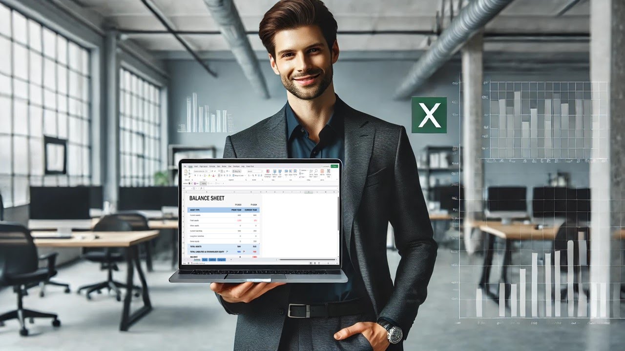 How To Make A Balance Sheet In Excel (FREE TEMPLATE) - YouTube