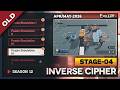 NEW INVERSE CYPHER SEASON 12 STAGE 4 LP 1 4 SOLUTION NEW INVERSE CYPHER SEASON 12 STAGE 4 LP 1 4 SOLUTION