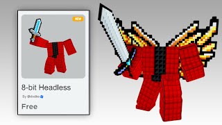 HURRY! GET 25 FREE ITEMS & FREE 8 BIT FAKE HEADLESS ON ROBLOX 2024