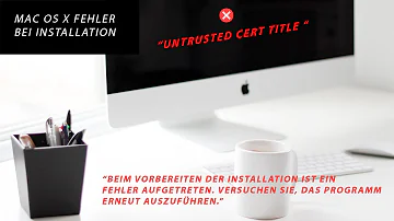 Was tun wenn macOS nicht installiert werden kann?