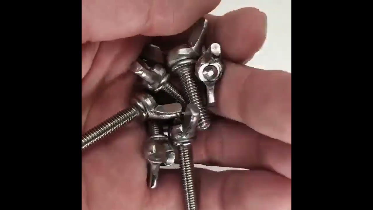 Quality Fasteners Factory Stainless Steel 304 Wing Screw Thumb Screw M6 factory