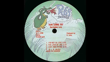 Barrington Levy "I'm Not In Love" (Puff Records) 1981