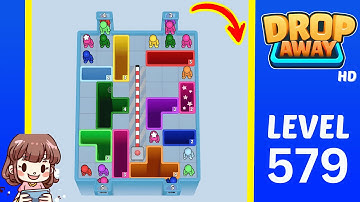 Drop Away Level 579 Solution Walkthrough