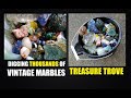 Digging THOUSANDS of vintage Marbles - Trash Picking - Bottle Digging - Mudlarking - Antiques