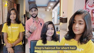 How to: advanced multi step hair cut/step with layer/tutorial/step by step/easy way step cutting ✂️