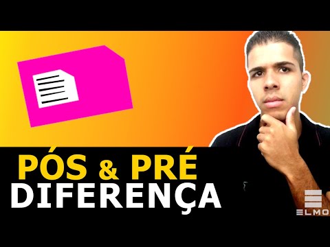 Vídeo: Para pré-pago e pós-pago?