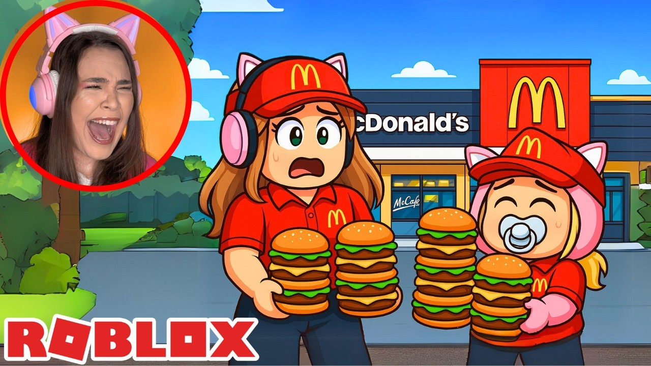 NÓS ABRIMOS o MAIOR MC DONALDS do ROBLOX e ISSO ACONTECEU!