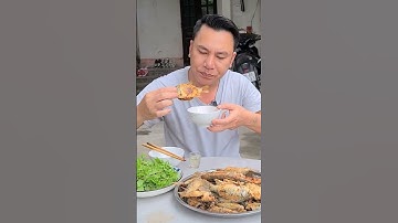 cá diếc chiên giòn ai giám ép #shorts
