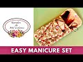 38. Estuche Fácil de Set de Manicura Tijeras. Tutorial rápido DIY. Patrones gratis. Puntada repulgo.