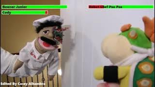 SML: Robot Chef Pee Pee Final Battle with healthbars (Property of @SuperMarioLogan)