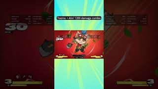 Teemo + Ahri 1200 damage combo #2xko #2xko_teemo #2xko_ahri