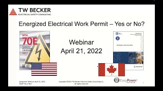 Energized Electrical Work Permit - Yes or No?